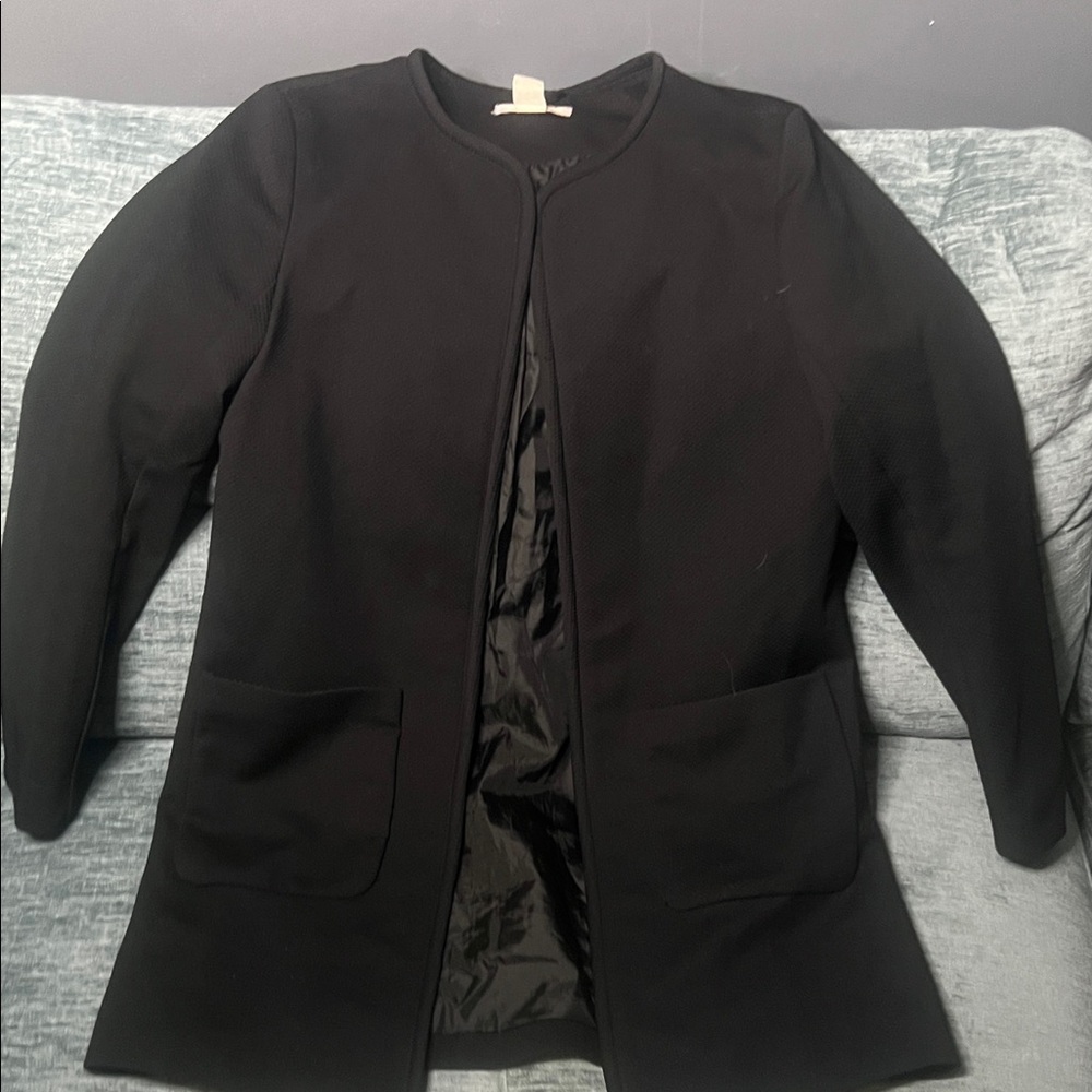 H&M Black Women's Blazer Coat
